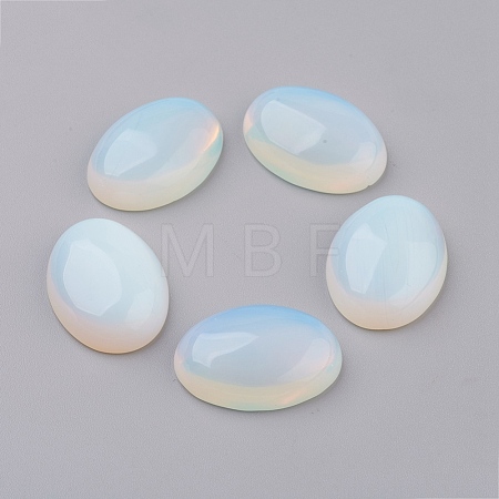 Opalite Flat Back Cabochons G-G741-30x40mm-22-1