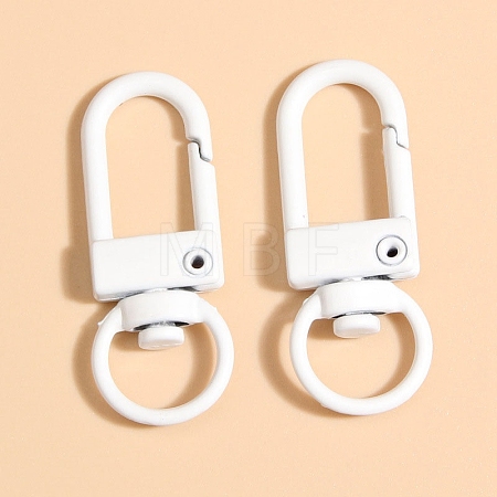 Spray Painted Alloy Swivel Clasps PW-WG40149-05-1