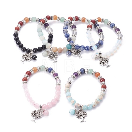 Chakra Jewelry BJEW-I273-A-1
