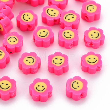 Handmade Polymer Clay Beads CLAY-N011-011D-1