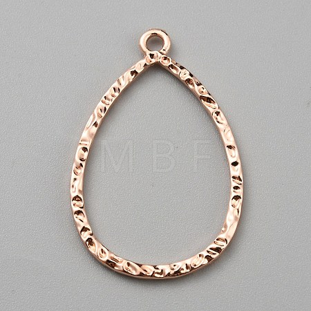 Alloy Open Back Bezel Pendants FIND-TAC0017-41D-RG-1