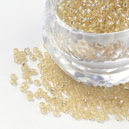 FGB 8/0 Grade A Round Glass Seed Beads SEED-Q007-3mm-F33-1