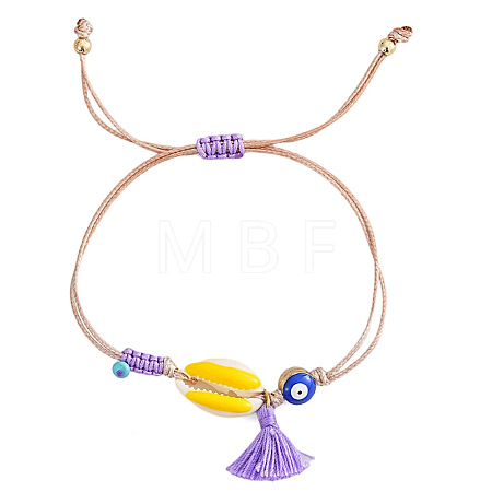 Bohemian Cotton Tassels Charm Bracelets EO4555-2-1