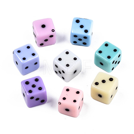 Opaque Acrylic Beads SACR-T352-15-1