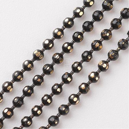 Brass Faceted Ball Chains CHC-D268-15-1