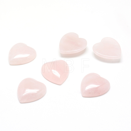 Natural Rose Quartz Gemstone Cabochons G-T029-18X15mm-03-1