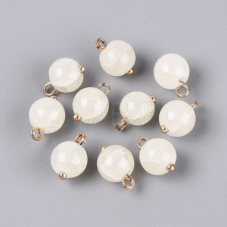 Alloy Glass Pendants GLAA-P080-04G-13-1