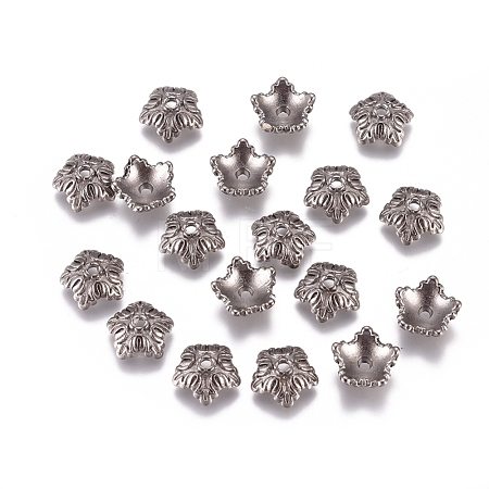 Tibetan Style Bead Caps X-TIBEB-A24621-B-LF-1