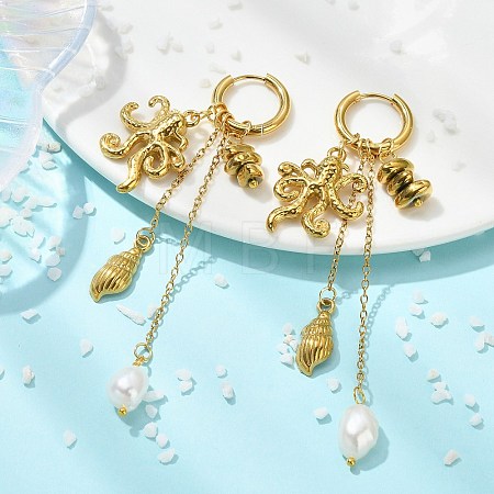304 Stainless Steel Dangle Earrings EJEW-JE07104-01-1