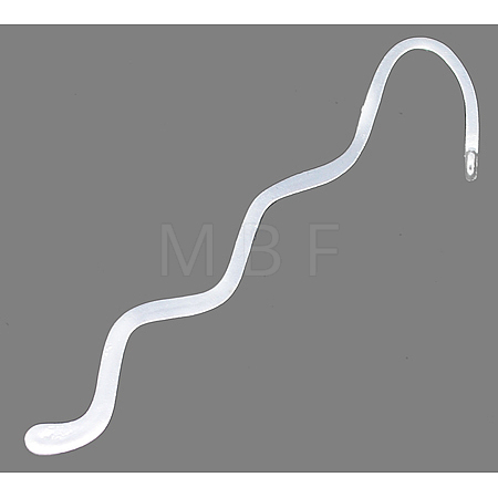 Zinc Alloy Wavy Bookmarks PALLOY-17-S-FF-1