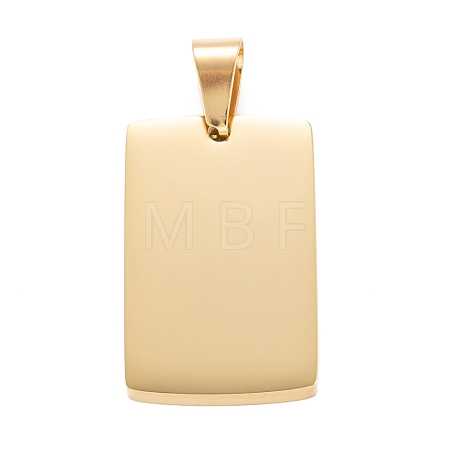 304 Stainless Steel Pendants Ion Plating(IP) STAS-F272-02G-1