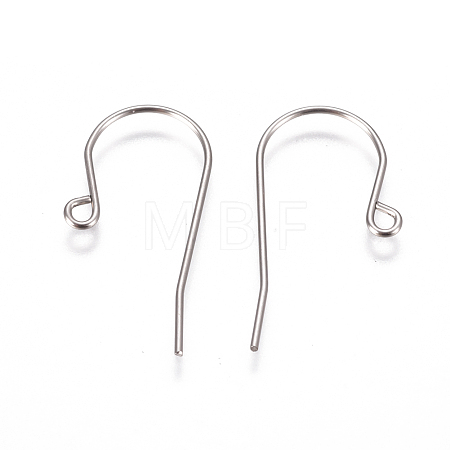 Tarnish Resistant 304 Stainless Steel Earring Hooks A-STAS-F227-29-P-1