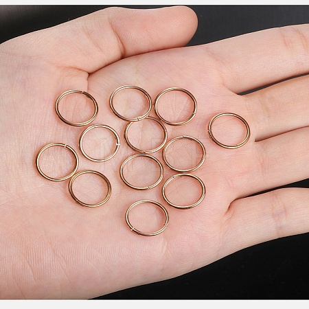 316L Surgical Stainless Steel Hoop Cartilage Earrings WGB51CA-08-1