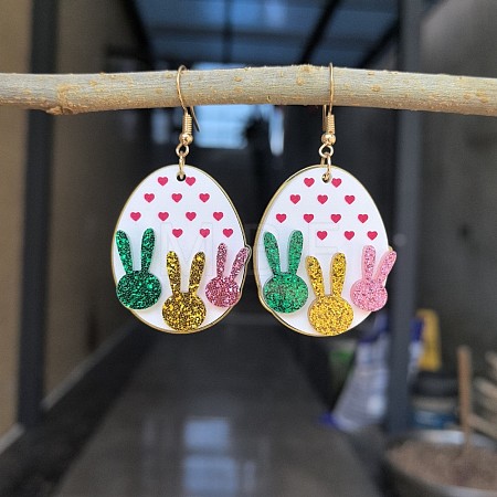 Easter Acrylic Dangle Earrings FS-WG2A856-01-1