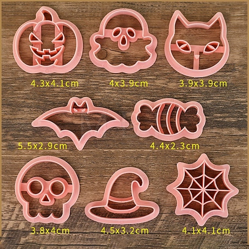 Halloween Plastic Cookie Molds PW-WG8A39C-01-1