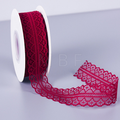 25 Yards Flat Cotton Lace Trims SENE-PW0017-02E-1