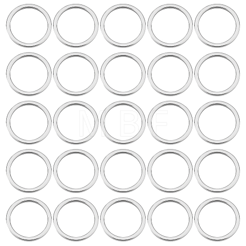 Unicraftale 100Pcs 304 Stainless Steel Linking Ring STAS-UN0041-24-1