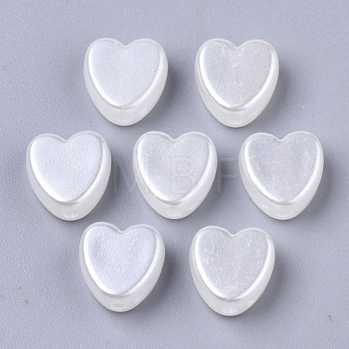 ABS Plastic Imitation Pearl Beads X-OACR-N008-001-1