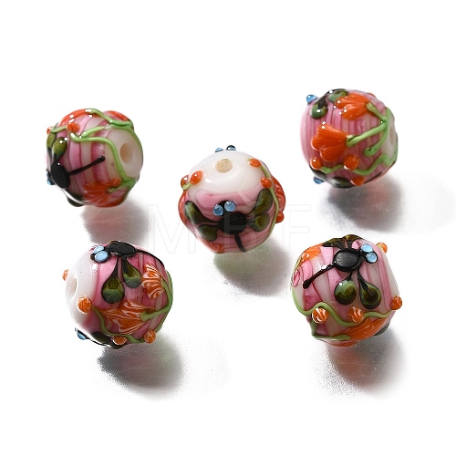 Handmade Lampwork Beads LAMP-K042-08A-1