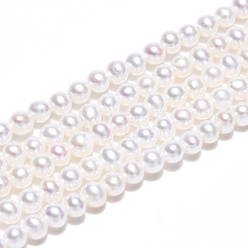 Natural Nucleated Pearl Beads Strands PEAR-N016-03A-1