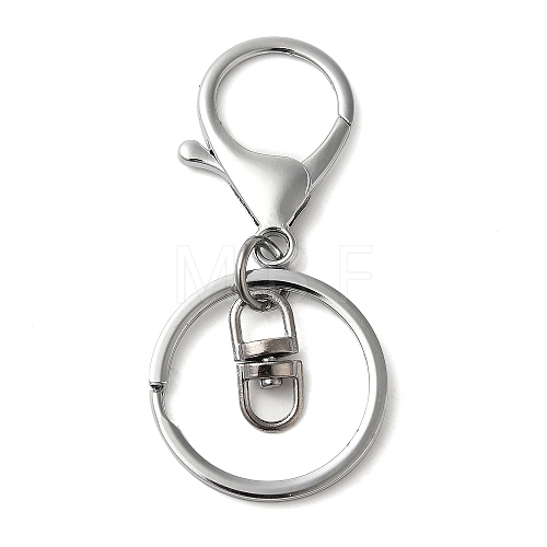 Alloy Keychain Clasp Findings KEYC-D050-03P-1