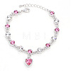 Alloy Rhinestone Charm Bracelets FS-WG1766B-01-1