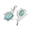 Natural Amazonite Pendants G-A315-03C-P-2
