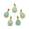 Natural Amazonite Pendants G-O176J-02G-1