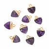 Natural Amethyst Charms LS-G-N326-121-03-1