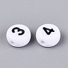 Opaque Acrylic Beads SACR-Q001-12F-3