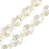 Transparent Glass Beads Strands DGLA-N021-02A-10-1