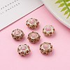 Alloy Rhinestone European Beads CPDL-H999-14-5