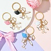 Alloy Enamel Keychain KEYC-YW00081-01-4