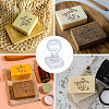 Clear Acrylic Soap Stamps DIY-WH0438-030-4