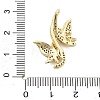 Brass Micro Pave Cubic Zirconia Pendants KK-A237-01B-G-3