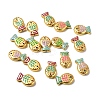 Baking Paint Glass Enamel Beads GLAA-B035-01-1