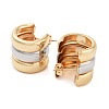 Brass Stud Earrings EJEW-P294-02G-2