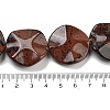 Natural Mahogany Obsidian Beads Strands G-Z061-B05-02-5