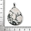 Natural Tree Agate Pendants G-F820-14P-07-3