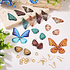 DIY Butterfly Wing Earring Making Kit DIY-TA0005-14-5