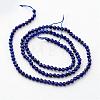 Natural Lapis Lazuli Beads Strands G-K127-03F-3mm-2