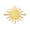 Rack Plating Brass Connector Charms LS-KK-E067-32G-1