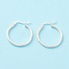 925 Sterling Silver Hoop Earrings STER-P047-13C-S-2
