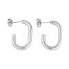 Non-Tarnish 304 Stainless Steel Stud Earring EJEW-C103-03P-1