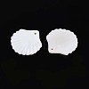 Natural Freshwater Shell Carved Pendants SSHEL-N040-02-3