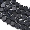 Synthetic Blue Goldstone Beads Strands GG-CBA199E-C02-02-3