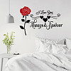 Valentine's Day PVC Wall Stickers DIY-WH0228-021-3