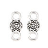 Tibetan Style Alloy Connector Charms PALLOY-A024-14AS-1
