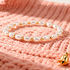 3Pcs 3 Styles Elegant Imitation Pearl Rice Beaded Stretch Bracelet Sets JW5778-1-3