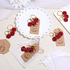 ABS Plastic Flower Keychains KEYC-WR00006-4